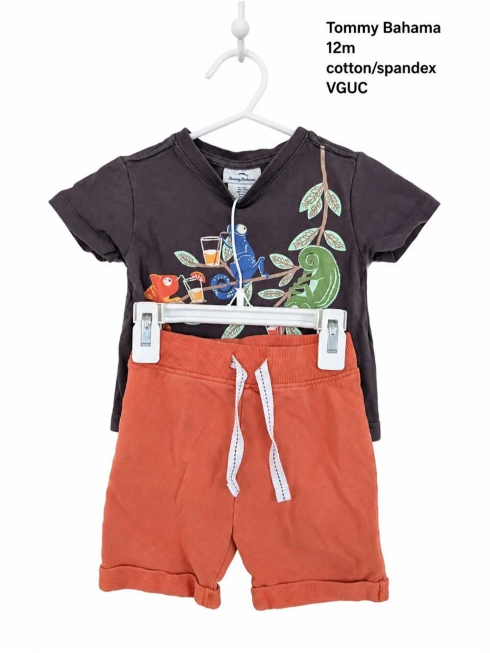 Tommy Bahama Chameleon Short Set 12m Boys clothes
